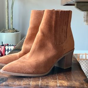 Cognac Booties